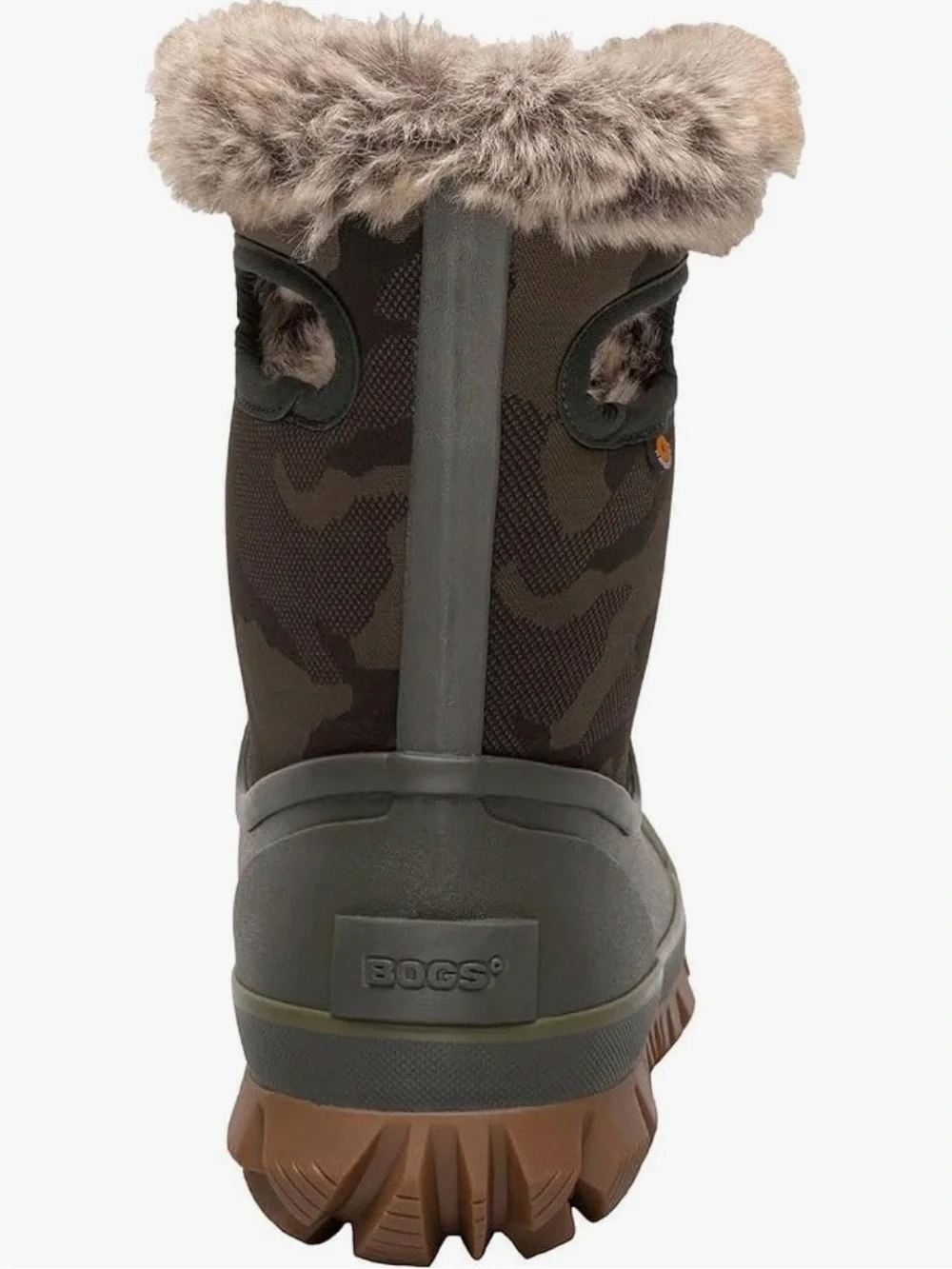 Bogs Women's Camo Winter Boots in Dark Green Camo. Waterproof & insulated